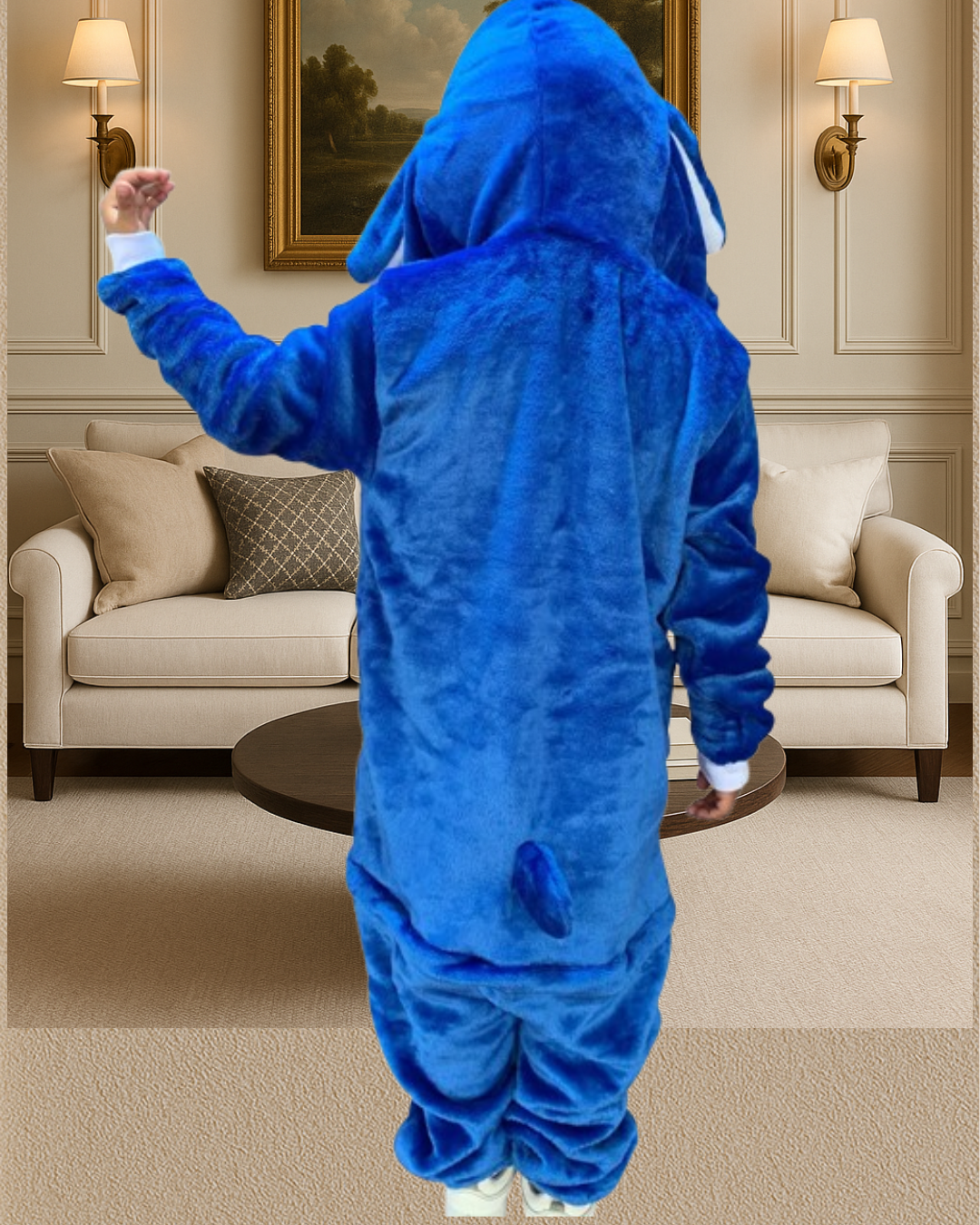 Pijama Enterizo Stitch Adorable: ¡Cálida, Cómoda y Divertida! - Tiendas La Gran Latina