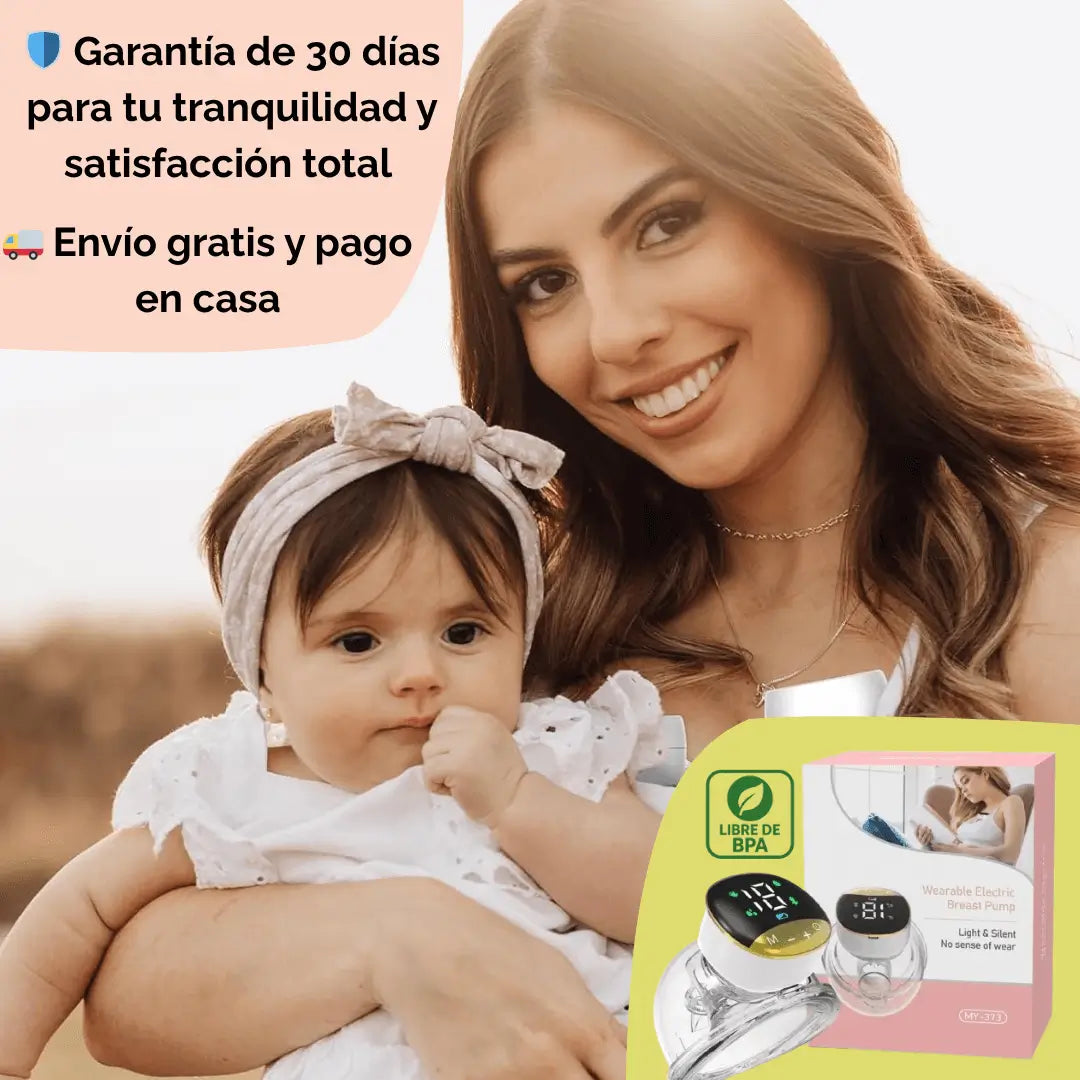 Extractor de Leche Manos Libres MY-373™ Extrae Leche Sin Detener Tu Día
