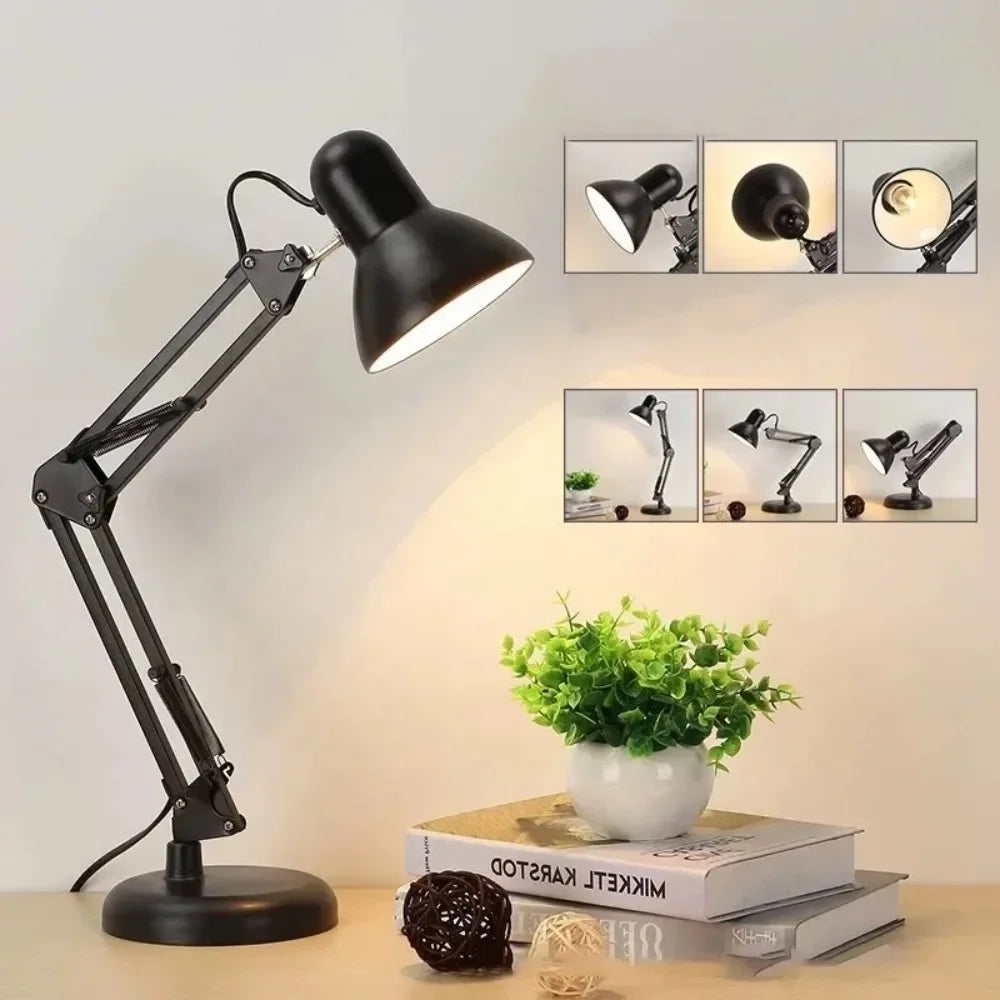 Lámpara de Escritorio Elegante - Articulada 2 en 1 con Base y Soporte - Tiendas La Gran Latina