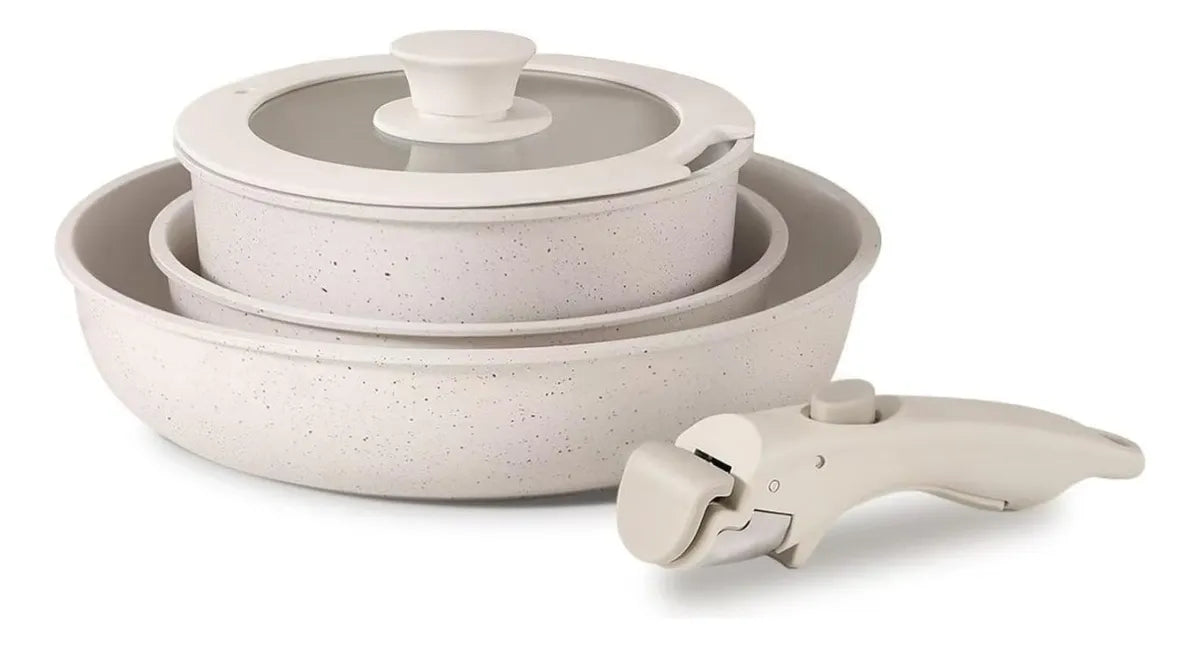 Set de Ollas Premium con Acabado en Granito – Cocina con Clase y Eficiencia