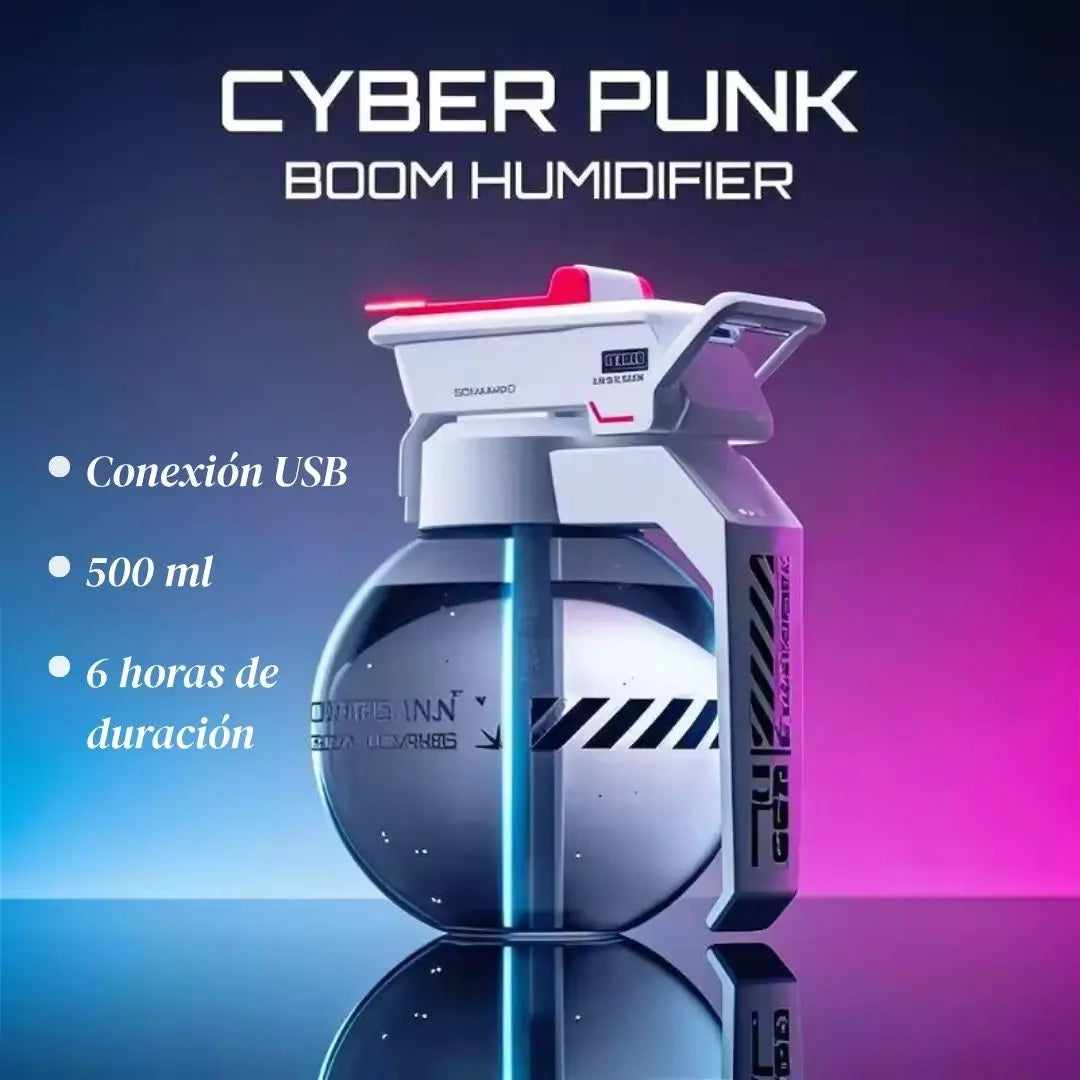 Humidificador Granada Cyber Punk: Tecnología, Estilo y Bienestar para tu Espacio