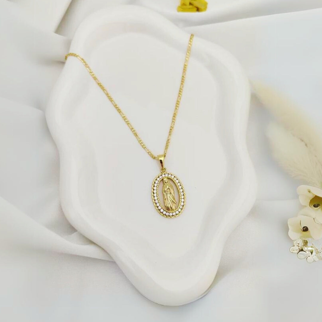 ✨ Collar de la Virgen María – Fe y Devoción en una Joya - Tiendas La Gran Latina