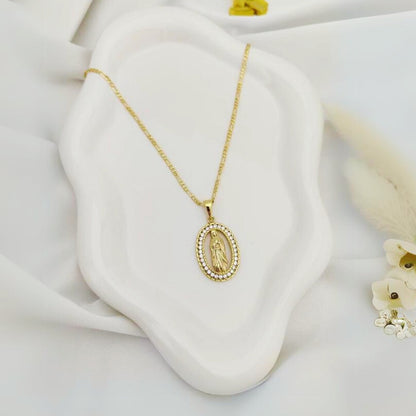 ✨ Collar de la Virgen María – Fe y Devoción en una Joya - Tiendas La Gran Latina