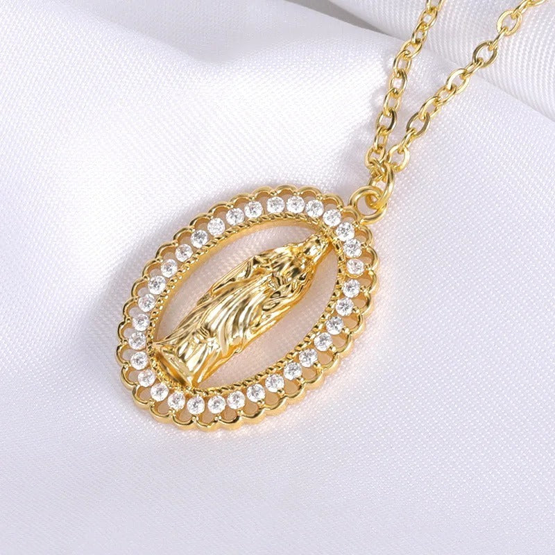 ✨ Collar de la Virgen María – Fe y Devoción en una Joya - Tiendas La Gran Latina