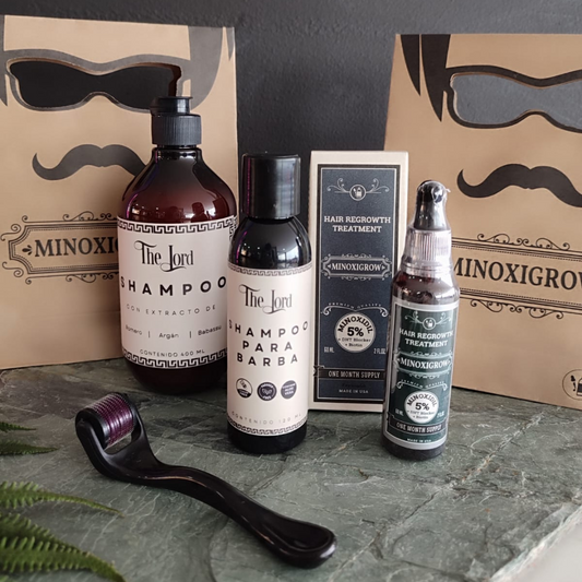 Combo Completo para el Cuidado de la Barba MinoxiGrow - Tiendas La Gran Latina