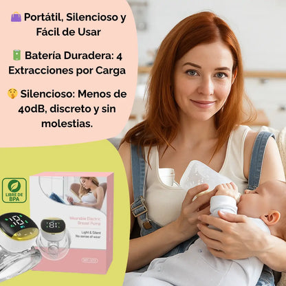 Extractor de Leche Manos Libres MY-373™ Extrae Leche Sin Detener Tu Día