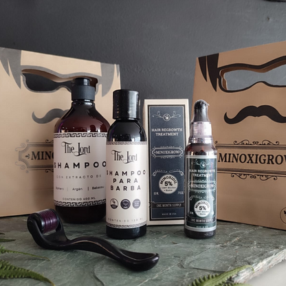 Combo Completo para el Cuidado de la Barba MinoxiGrow - Tiendas La Gran Latina