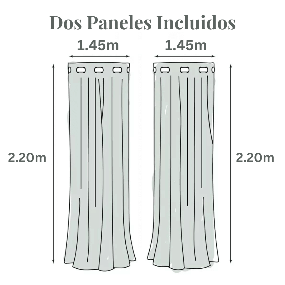 Cortinas Blackout Total Grande - Tiendas La Gran Latina