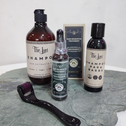 Combo Completo para el Cuidado de la Barba MinoxiGrow - Tiendas La Gran Latina