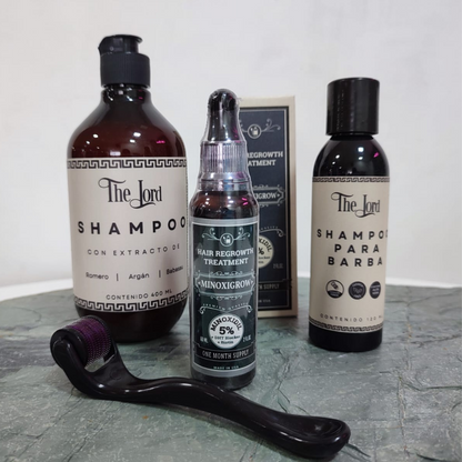 Combo Completo para el Cuidado de la Barba MinoxiGrow - Tiendas La Gran Latina
