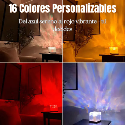 Lámpara Aurora Boreal Sky Cube - Ambiente Mágico