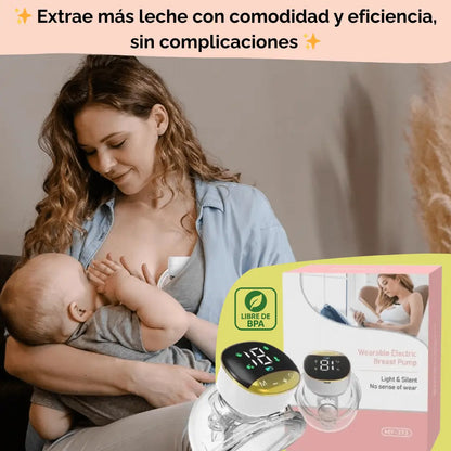 Extractor de Leche Manos Libres MY-373™ Extrae Leche Sin Detener Tu Día