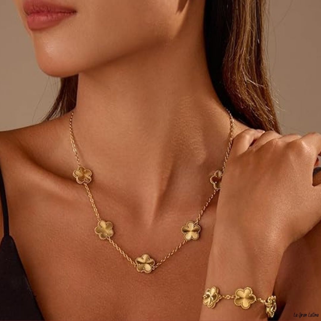 Collar Trébol de la Suerte - Tiendas La Gran Latina
