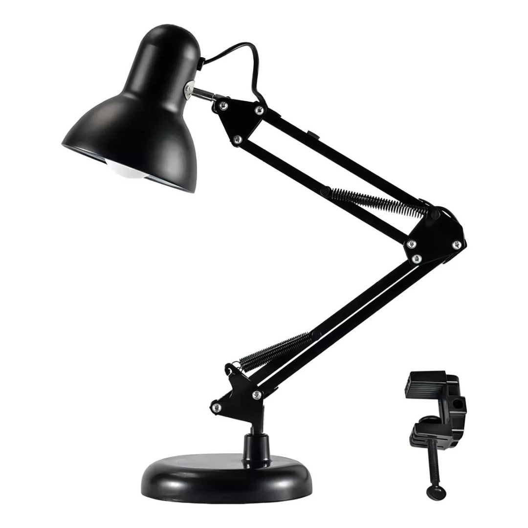 Lámpara de Escritorio Elegante - Articulada 2 en 1 con Base y Soporte - Tiendas La Gran Latina