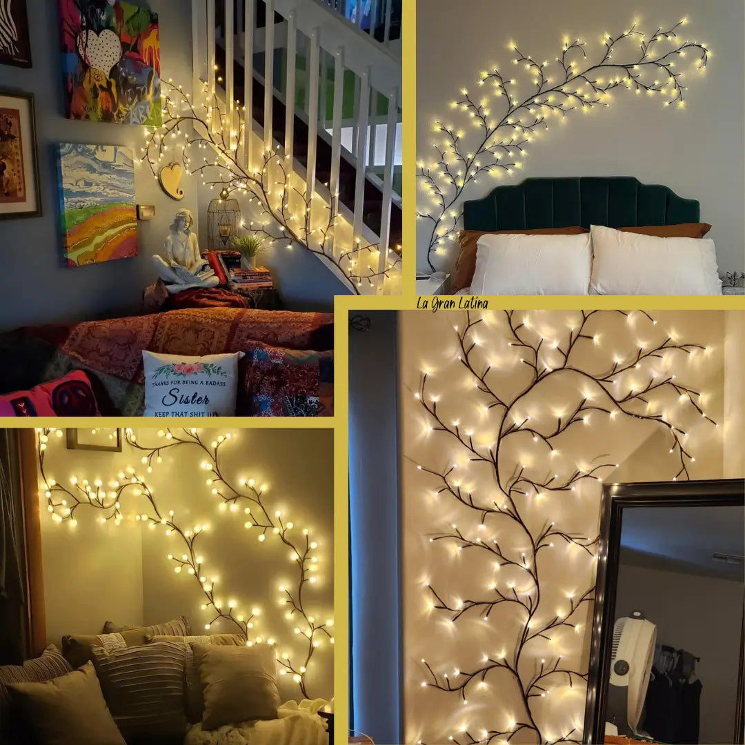Luces LED Ramas de Sauce: Ilumina tu Hogar con Calidez y Estilo