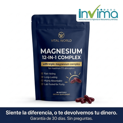 Magnesium 12-in-1 — El Más Completo de Colombia