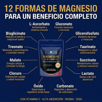 Magnesium 12-in-1 — El Más Completo de Colombia
