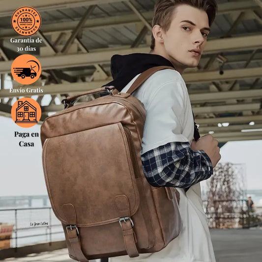 Mochila Clásica 'de Luca™': Estilo Atemporal, Comodidad y Funcionalidad para Tu Día a Día