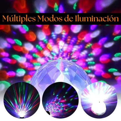 Bombillo LED Rotativo Multicolor: Ilumina con Colores y Movimiento