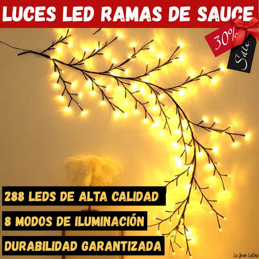 Luces LED Ramas de Sauce: Ilumina tu Hogar con Calidez y Estilo