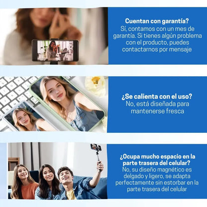SelfiePro™ - Monitor Magnético para Selfies y Videos Profesionales