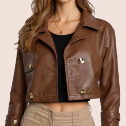 Chaqueta Corta LUCÍA – Estilo Italiano Moderno