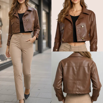 Chaqueta Corta LUCÍA – Estilo Italiano Moderno