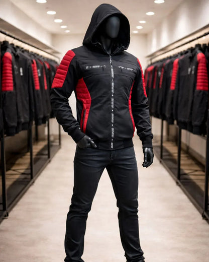 Chaqueta Biker RED — Presencia que Impone