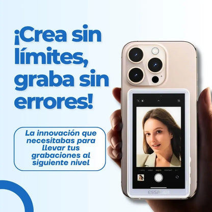 SelfiePro™ - Monitor Magnético para Selfies y Videos Profesionales