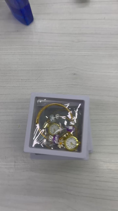 Reloj Pulsera Pandora 2 En 1 Con Dijes